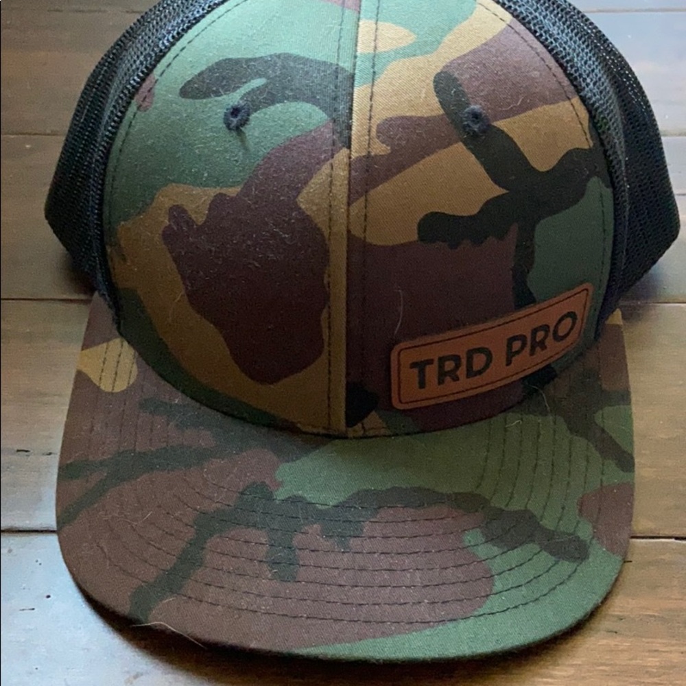 TRD PRO Tacoma camo hat snap back